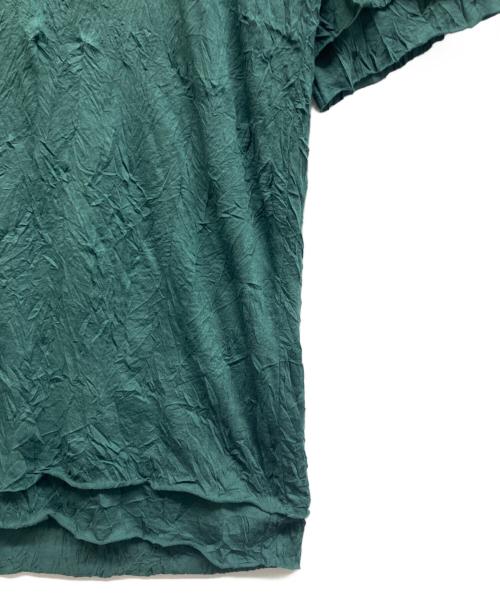 A.F ARTEFACT（エーエフ アーティファクト）A.F ARTEFACT (エーエフ アーティファクト) ガーゼワッシャーオーバーサイズTee グリーン サイズ:2 未使用品の古着・服飾アイテム