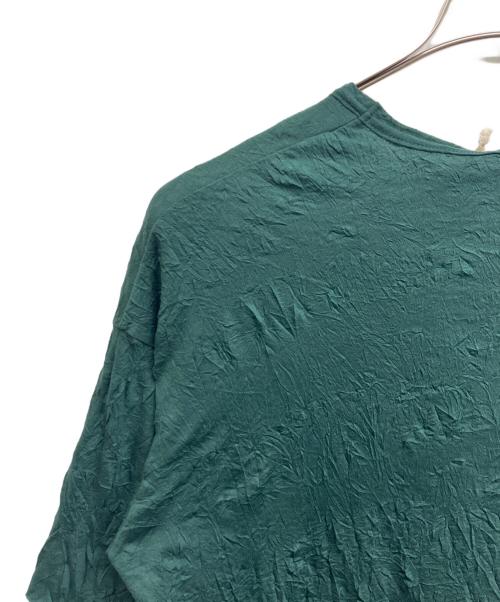 A.F ARTEFACT（エーエフ アーティファクト）A.F ARTEFACT (エーエフ アーティファクト) ガーゼワッシャーオーバーサイズTee グリーン サイズ:2 未使用品の古着・服飾アイテム