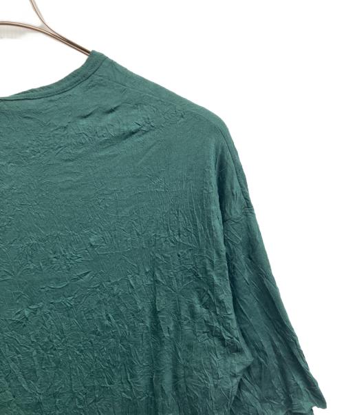 A.F ARTEFACT（エーエフ アーティファクト）A.F ARTEFACT (エーエフ アーティファクト) ガーゼワッシャーオーバーサイズTee グリーン サイズ:2 未使用品の古着・服飾アイテム