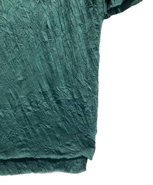 A.F ARTEFACT（エーエフ アーティファクト）A.F ARTEFACT (エーエフ アーティファクト) ガーゼワッシャーオーバーサイズTee グリーン サイズ:2 未使用品の古着・服飾アイテム