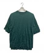 A.F ARTEFACTエーエフ アーティファクト）の古着「ガーゼワッシャーオーバーサイズTee」｜グリーン