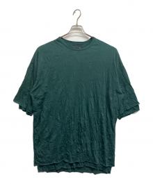 A.F ARTEFACT（エーエフ アーティファクト）の古着「ガーゼワッシャーオーバーサイズTee」｜グリーン