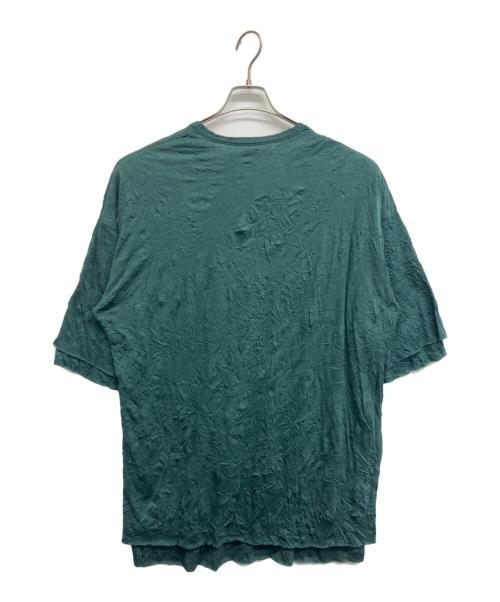 A.F ARTEFACT（エーエフ アーティファクト）A.F ARTEFACT (エーエフ アーティファクト) ガーゼワッシャーオーバーサイズTee グリーン サイズ:3 未使用品の古着・服飾アイテム
