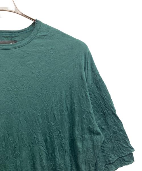 A.F ARTEFACT（エーエフ アーティファクト）A.F ARTEFACT (エーエフ アーティファクト) ガーゼワッシャーオーバーサイズTee グリーン サイズ:3 未使用品の古着・服飾アイテム