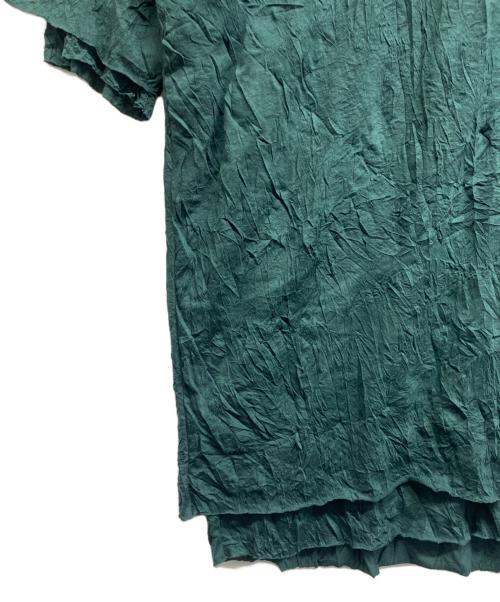 A.F ARTEFACT（エーエフ アーティファクト）A.F ARTEFACT (エーエフ アーティファクト) ガーゼワッシャーオーバーサイズTee グリーン サイズ:3 未使用品の古着・服飾アイテム