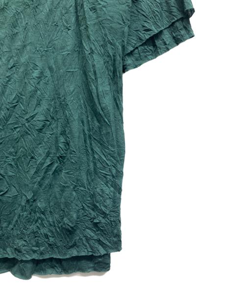 A.F ARTEFACT（エーエフ アーティファクト）A.F ARTEFACT (エーエフ アーティファクト) ガーゼワッシャーオーバーサイズTee グリーン サイズ:3 未使用品の古着・服飾アイテム