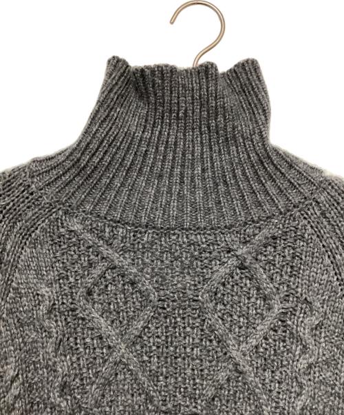 Snow peak（スノーピーク）snow peak (スノーピーク) Alpaca Knit Turtleneck Pullover グレー サイズ:Lの古着・服飾アイテム