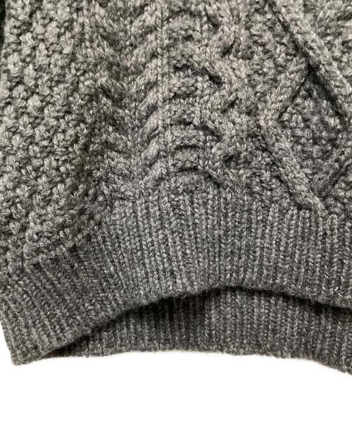 Snow peak（スノーピーク）snow peak (スノーピーク) Alpaca Knit Turtleneck Pullover グレー サイズ:Lの古着・服飾アイテム