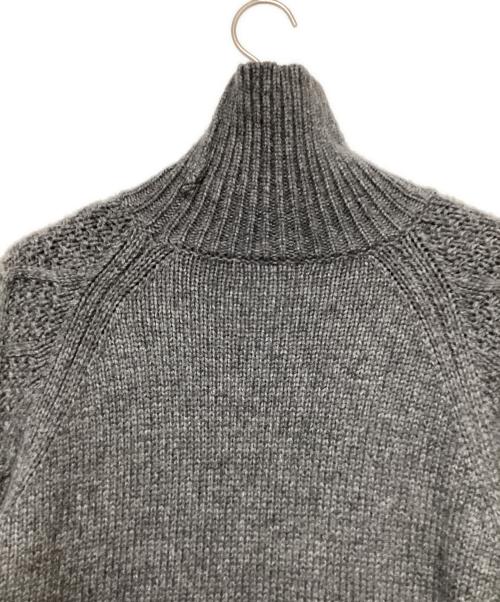 Snow peak（スノーピーク）snow peak (スノーピーク) Alpaca Knit Turtleneck Pullover グレー サイズ:Lの古着・服飾アイテム