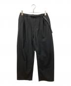 GRAMICCIグラミチ）の古着「2タックワイドテーパードパンツ」｜ブラック