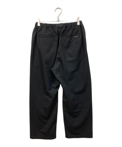 GRAMICCI（グラミチ）GRAMICCI (グラミチ) 2タックワイドテーパードパンツ ブラック サイズ:Lの古着・服飾アイテム