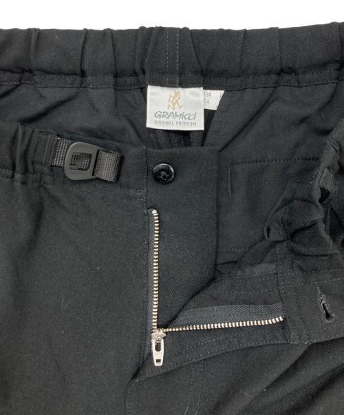 GRAMICCI（グラミチ）GRAMICCI (グラミチ) 2タックワイドテーパードパンツ ブラック サイズ:Lの古着・服飾アイテム