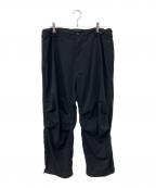 SEDAN ALL-PURPOSEセダンオールパーパス）の古着「Tech Linen Over Pant」｜ブラック