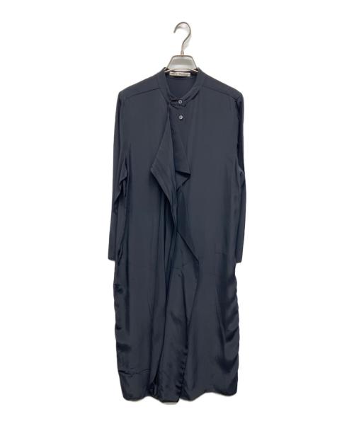Acne studios（アクネ ストゥディオズ）Acne studios (アクネ ストゥディオズ) ボウタイシャツワンピース ネイビー サイズ:34の古着・服飾アイテム