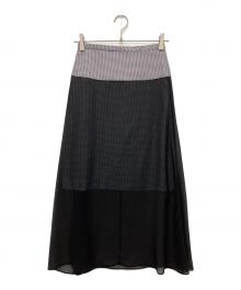 ROKH（ロク）の古着「ドッキングスカート」｜ブラック