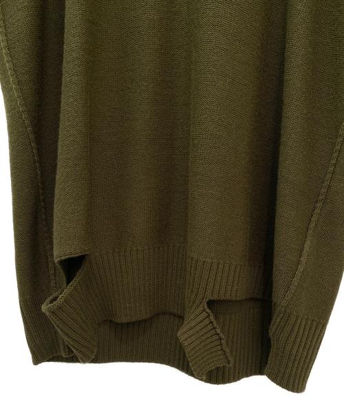 MM6 Maison Margiela（エムエムシックスメゾンマルジェラ）MM6 Maison Margiela (エムエムシックスメゾンマルジェラ) Sleeveless knitted dress カーキ サイズ:Mの古着・服飾アイテム