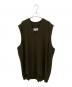 MM6 Maison Margiela（エムエムシックスメゾンマルジェラ）の古着「Sleeveless knitted dress」｜カーキ