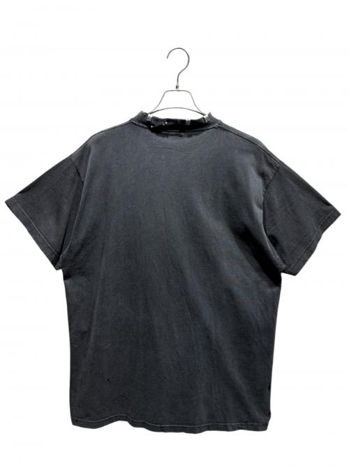BALENCIAGA（バレンシアガ）BALENCIAGA (バレンシアガ) Pierced T-ShirtピアスTシャツ/761460 チャコールグレー サイズ:Lの古着・服飾アイテム