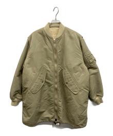 Adam et Rope（アダム エ ロペ）の古着「MA-1ボアリバーシブルコート」｜グリーン