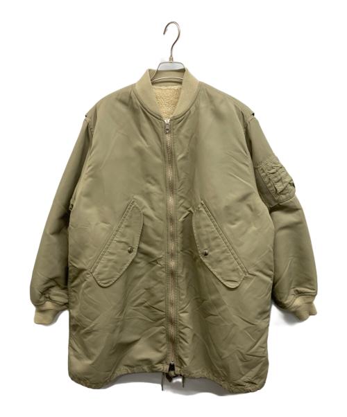 Adam et Rope（アダム エ ロペ）Adam et Rope (アダム エ ロペ) MA-1ボアリバーシブルコート グリーン サイズ:Freeの古着・服飾アイテム