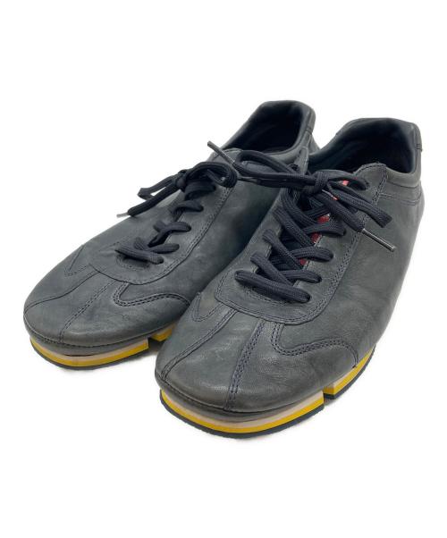 PRADA SPORTS（プラダスポーツ）PRADA SPORTS (プラダスポーツ) レザースニーカー ブラック サイズ:7の古着・服飾アイテム