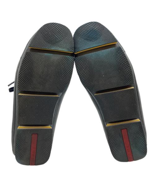 PRADA SPORTS（プラダスポーツ）PRADA SPORTS (プラダスポーツ) レザースニーカー ブラック サイズ:7の古着・服飾アイテム