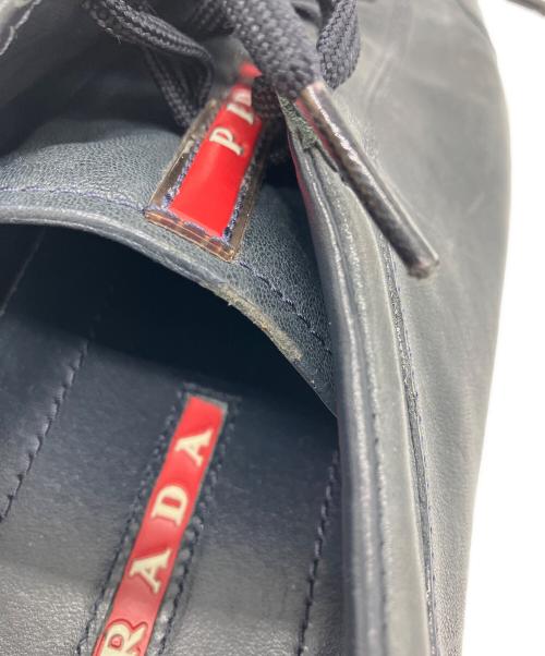PRADA SPORTS（プラダスポーツ）PRADA SPORTS (プラダスポーツ) レザースニーカー ブラック サイズ:7の古着・服飾アイテム