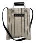 MARNI（マルニ）の古着「ストライプミニショルダーバッグ」｜アイボリー×ブラック