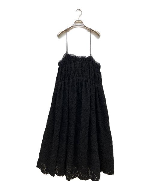 Ameri（アメリ）Ameri (アメリ) MEDI ADJUST SHELLY GATHER DRESS ブラック サイズ:Mの古着・服飾アイテム