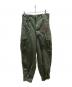 SEYNTEX（センテックス）の古着「ペイントカーゴパンツ」｜オリーブ