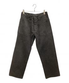 CUSHMAN（クッシュマン）の古着「シンチバッグパンツ」｜グレー