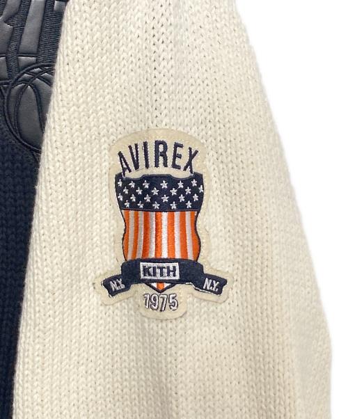 KITH（キス）KITH (キス) AVIREX (アヴィレックス) The New York Knicks Wyona Full Zip Sweater ブラック サイズ:XXLの古着・服飾アイテム