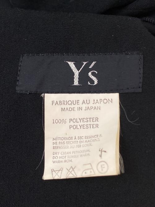 Y's（ワイズ）Y's (ワイズ) ノースリーブラップドレス ブラック サイズ:Freeの古着・服飾アイテム