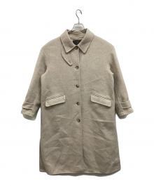 23区（ニジュウサンク）の古着「MANTECOPureリバーロングコート」｜ベージュ