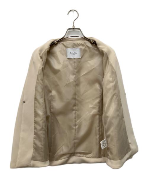 SLOBE IENA（スローブ イエナ）SLOBE IENA (スローブ イエナ) ノーカラージャケット アイボリー サイズ:36の古着・服飾アイテム