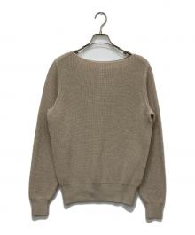 Plage（プラージュ）の古着「Ｄecolleteニット」｜ベージュ