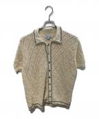 RAffa MOLINA×TOMORROW LANDラファモリーナ×トゥモローランド）の古着「別注コットン ニットシャツ」｜アイボリー