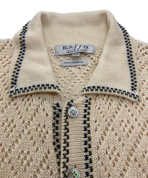 RAffa MOLINA（ラファモリーナ）Raffa Molina (ラファモリーナ) TOMORROW LAND (トゥモローランド) 別注コットン ニットシャツ アイボリー サイズ:Mの古着・服飾アイテム