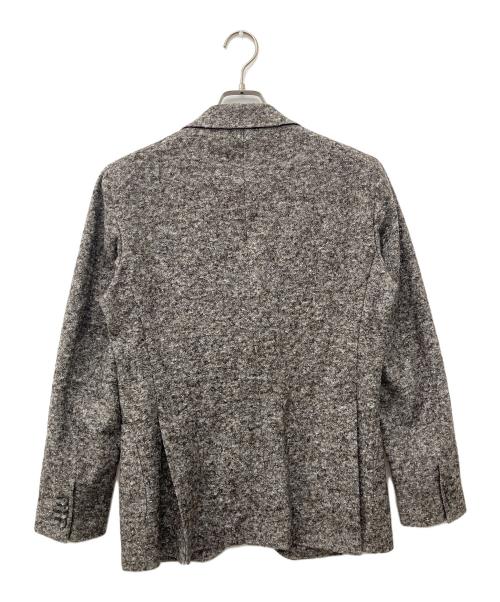 TAGLIATORE（タリアトーレ）TAGLIATORE (タリアトーレ) ニットテーラードジャケット ブラウン サイズ:46の古着・服飾アイテム