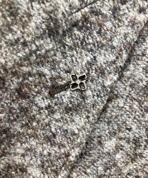 TAGLIATORE（タリアトーレ）TAGLIATORE (タリアトーレ) ニットテーラードジャケット ブラウン サイズ:46の古着・服飾アイテム