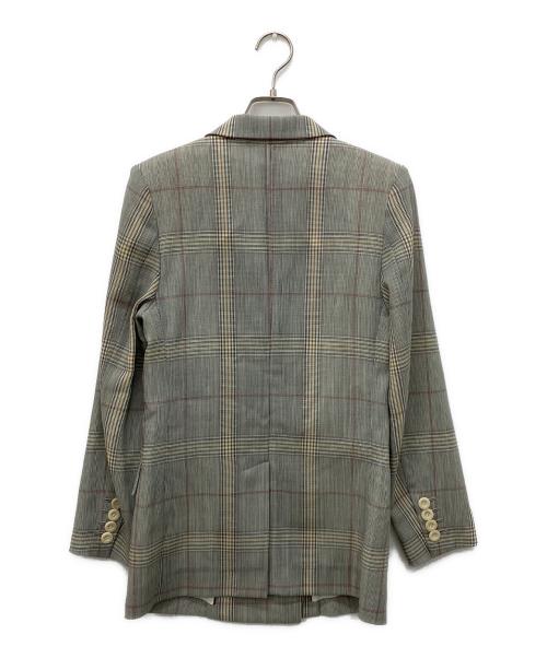 CABANA（カバナ）Cabana (カバナ) ウールコットンシルク ダブルジャケット グレー サイズ:36の古着・服飾アイテム