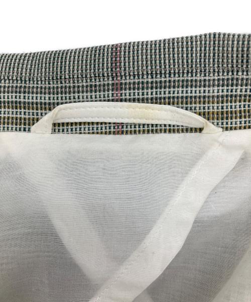 CABANA（カバナ）Cabana (カバナ) ウールコットンシルク ダブルジャケット グレー サイズ:36の古着・服飾アイテム