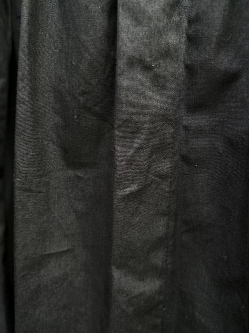 patou（パトゥ）patou (パトゥ) オーガニックコットン マキシ ティアードスカート ブラック サイズ:36の古着・服飾アイテム