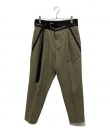 sacai（サカイ）の古着「Suiting Pants」｜オリーブ