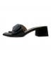 Gianvito Rossi (ジャンヴィト ロッシ) JAIPUR SLIDE ヒールサンダル ブラック サイズ:36：20000円