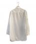 Yohji Yamamoto pour homme (ヨウジヤマモト プールオム) CHAIN STITCH BROAD OPEN COLLAR BLOUSE ホワイト サイズ:2：25000円