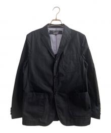 COMME des GARCONS HOMME（コムデギャルソン オム）の古着「綿ブロード3Bジャケット」｜ネイビー