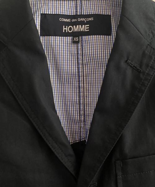 COMME des GARCONS HOMME（コムデギャルソン オム）COMME des GARCONS HOMME (コムデギャルソン オム) 綿ブロード3Bジャケット ネイビー サイズ:XSの古着・服飾アイテム