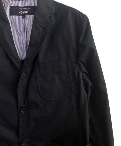 COMME des GARCONS HOMME（コムデギャルソン オム）COMME des GARCONS HOMME (コムデギャルソン オム) 綿ブロード3Bジャケット ネイビー サイズ:XSの古着・服飾アイテム