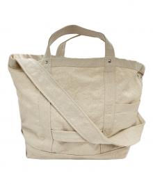 YAECA（ヤエカ）の古着「TOOL BAG　ツールバッグ　2wayバッグ」｜アイボリー